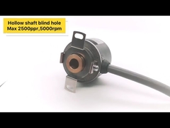 K35 Blind Hole Hollow Shaft Incremental Encoder 6mm High Precision